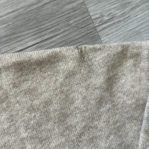 Madewell Re)sponsible Cashmere Oversized Crewneck Sweater heather seashe… - Picture 10 of 11